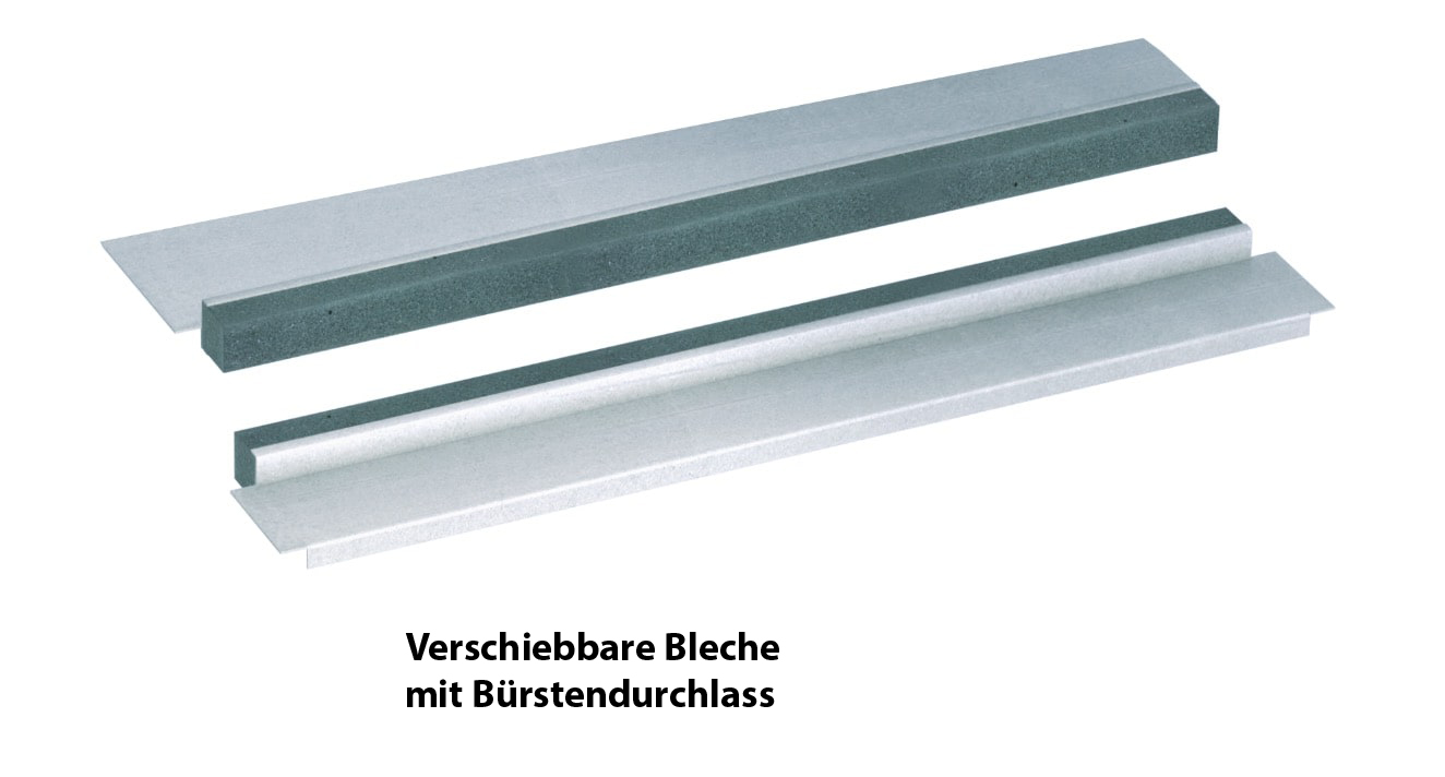 Bleche für Boden- und Dachplatte - Schränke SZE2
